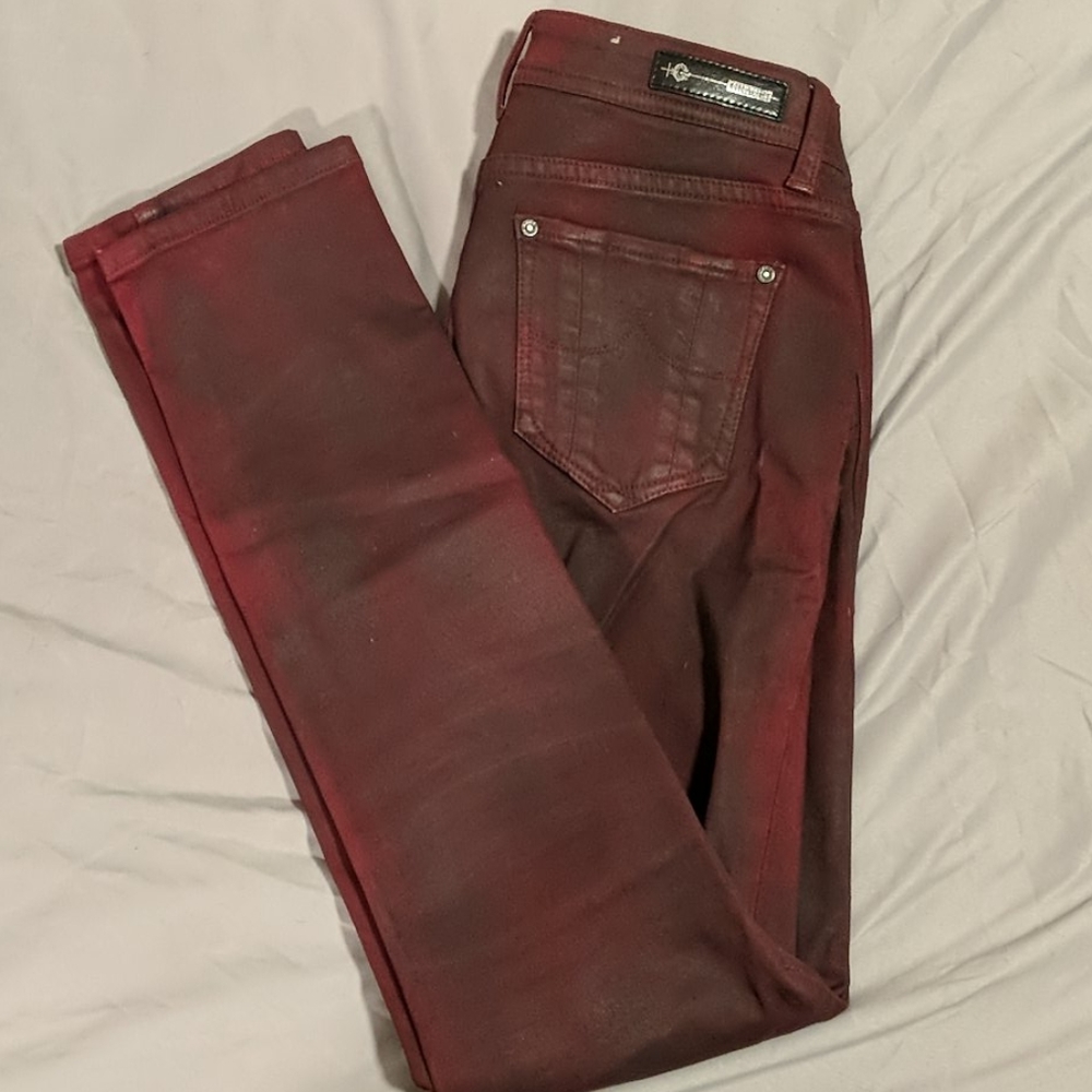 Grace in LA Red Skinnies